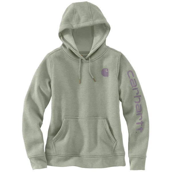 Carhartt Women's Clarksburg Tinted Sage Heather Graphic Hoodie