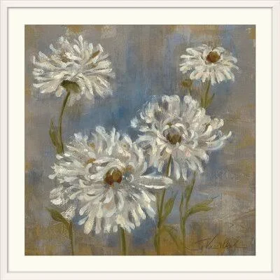 &Flowers in Morning Dew II& by Silvia Vassileva Painting Print Great Big Canvas Size: 24x22 H x 24x22 W x 1x22 D - Format: White