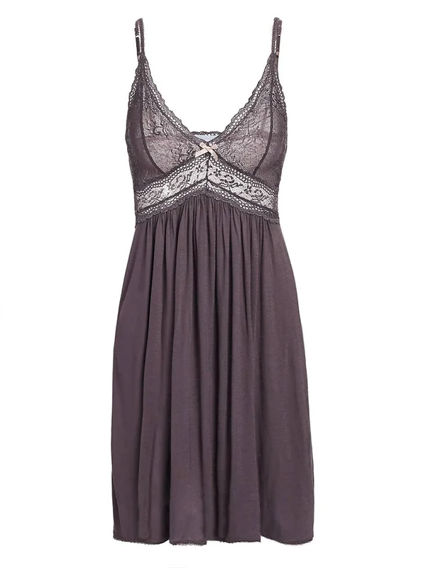 Eberjey Colette Chemise Pebble