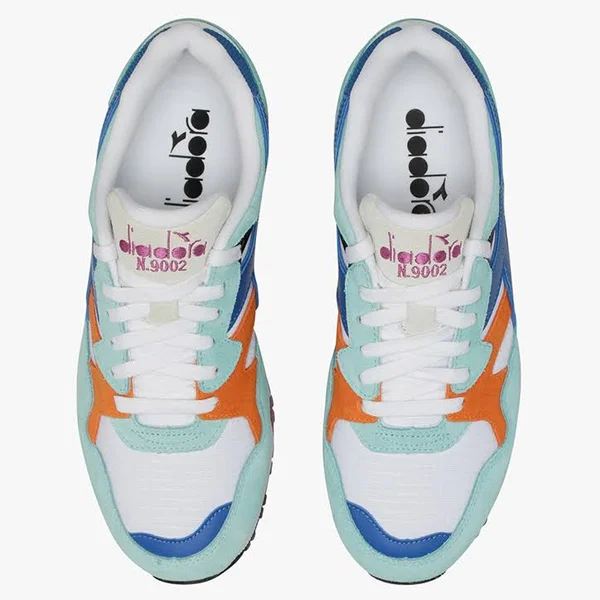 Diadora N9002 Trainers Blue Orange Lilac - 41