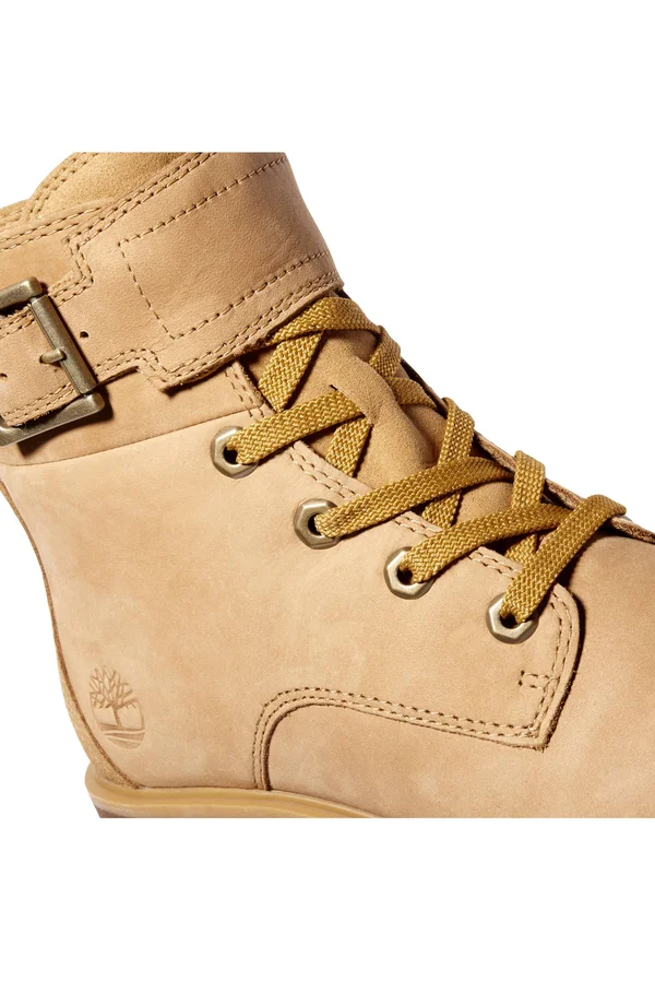 Timberland Women's Kori Park Buckle Boots - Wheat Nubuck, 7