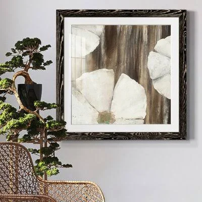 Aprilette Night Blooms I Night Blooms I - Picture Frame Print Red Barrel Studio Frame Color: Black Framed - Size: 24x22 H x 24x22