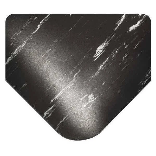 Wearwell 496.12X3X25Bk Smart Tile Top Mat - black, 3Ft.x25Ft.