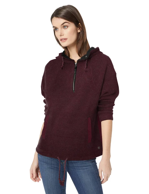 Prana Hartlie Pullover - Women's Small Mulled Wine Heather