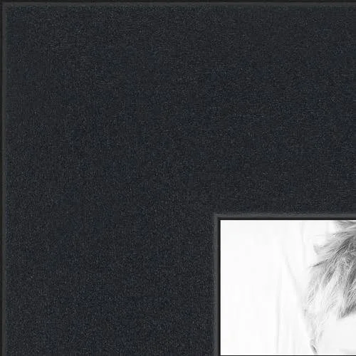Collage Picture Frame, Satin Black Frame with 25 openings for 3x3 Photos with Green Basil Mat. D3926GK2093, ArtToFrames