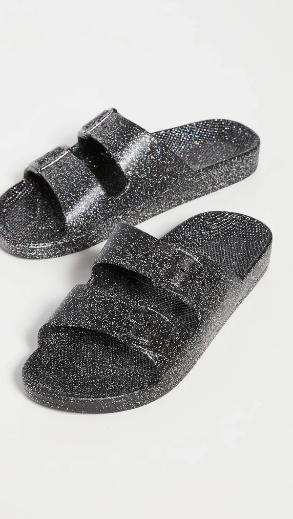 Celeste Black Moses Sandals