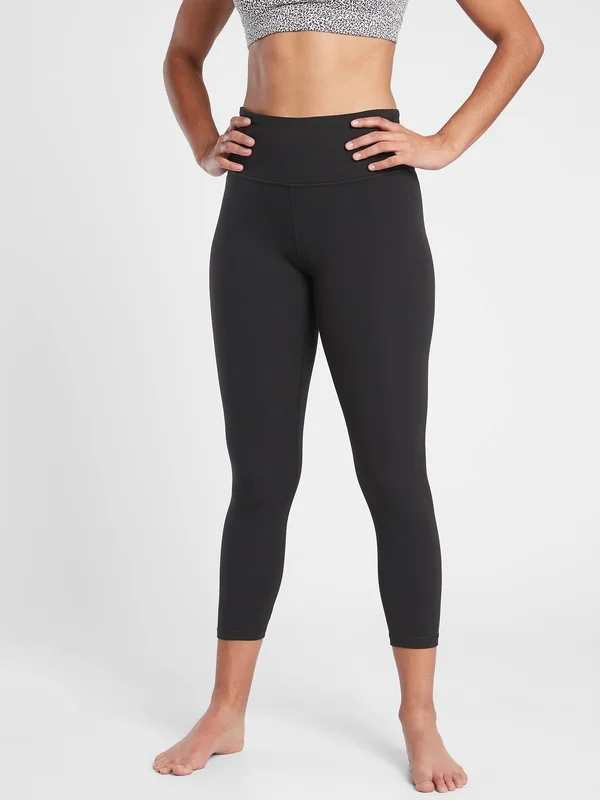 Athleta Women's Elation Capri Black Tall Size Xs