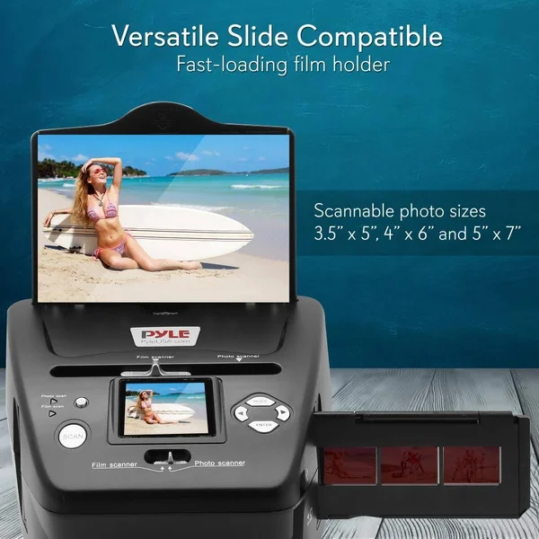 Pyle Digital 3-in-1 Photo, Slide and Film Scanner (PSCNPHO53.5)
