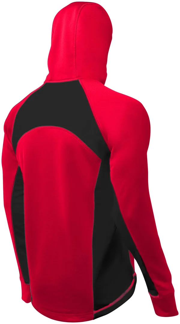 TYR WAMJC2A Men's Alliance Victory Warm Up Jacket - Red/Black, L