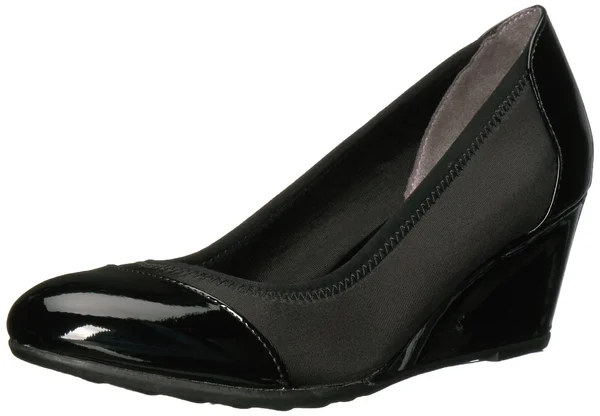 LifeStride Women's Juliana Stretch Wedge Pump, Black