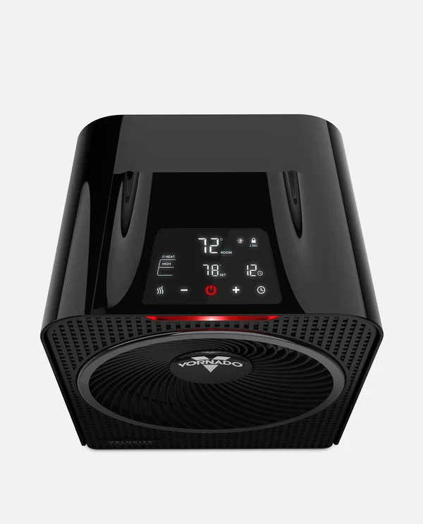 Vornado Velocity 5 Whole Room Space Heater with Auto Climate Control, Timer, and Safety Features, Large, White