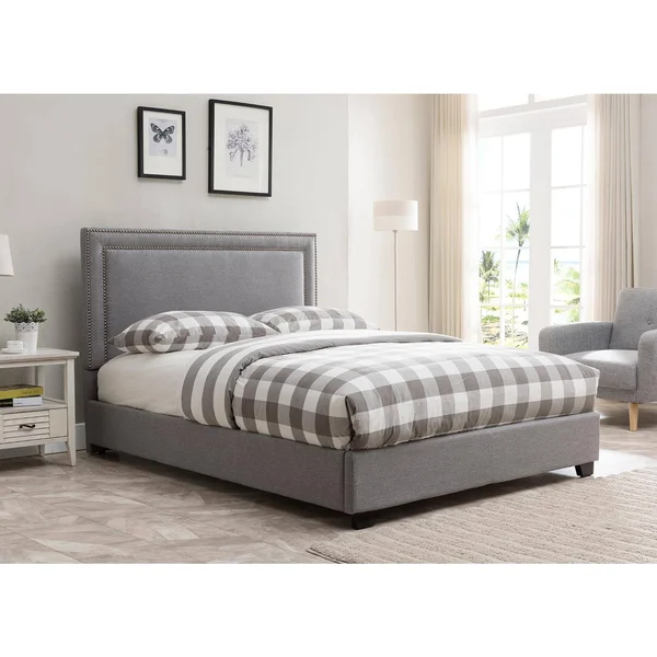 Baffin - King and California King size, Grey Linen Headboard