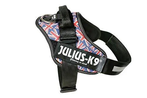 Julius-K9 IDC-Power Harness, British Flag, Size: 4/96-138 cm/38-54.5x22