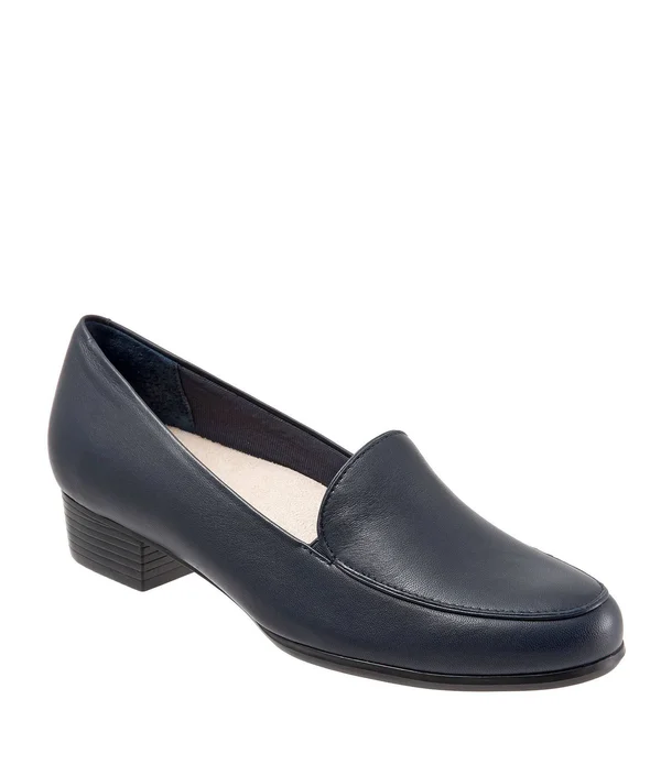 Trotters Classic Lightweight Loafer - Monarch - Size 12 Medium, French Navy
