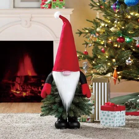 Holiday Time Unlit Gnome Christmas Tree 3 ft, Size: 3ft H, Black