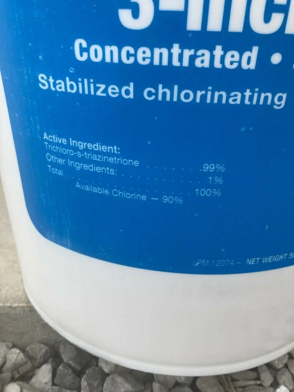 50 lbs in The Swim 3x22 Chlorine Wrapped Tablets #1 Chlorinating Pool Tabs inch