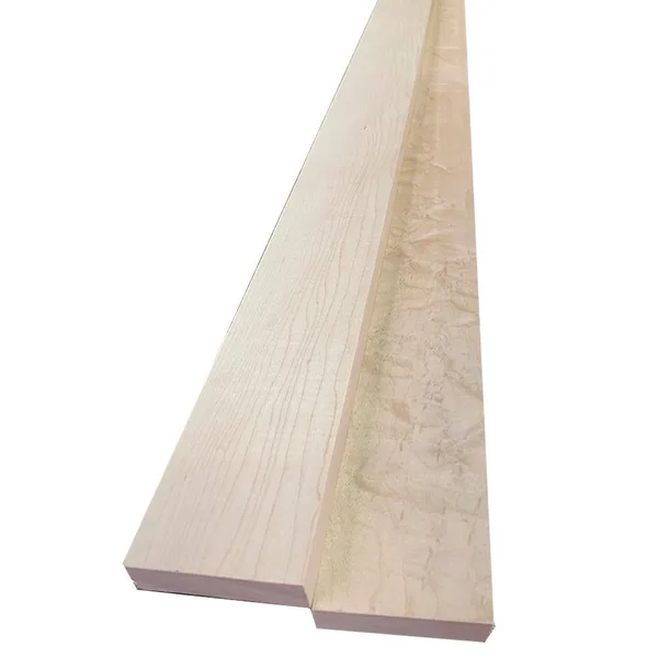 Swaner Hardwood 1 in. x 3 in. x 8 ft. Hard Maple S4S Board (2-Pack)