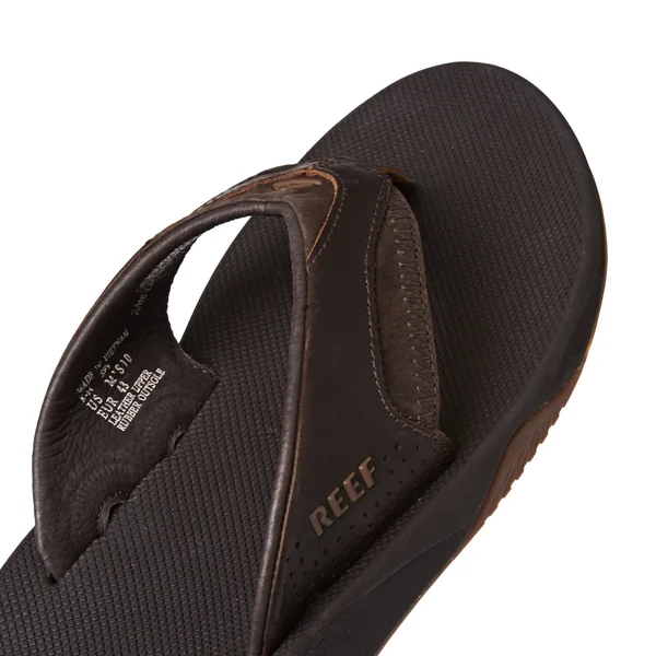 Reef Men's Leather Fanning Brown - 9