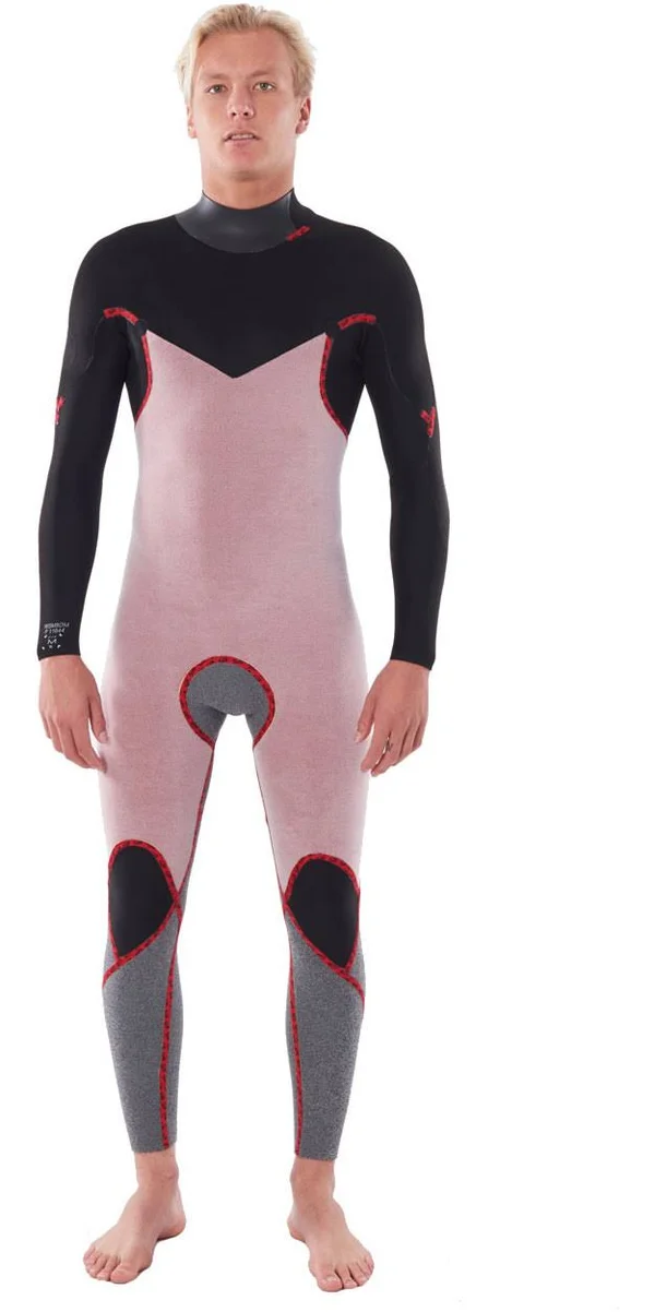 Rip Curl Mens Dawn Patrol 4/3mm Back Zip Wetsuit (2020) - Black