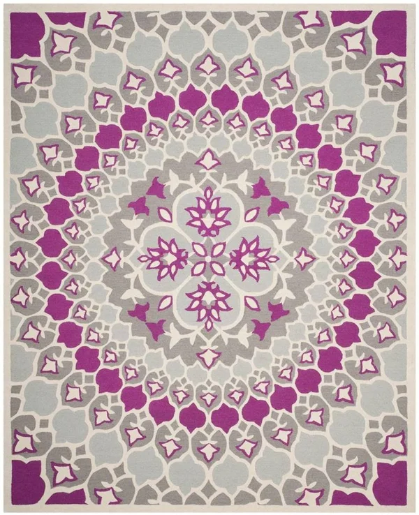 Safavieh 8& x 10& Bellagio BLG610E Grey Ivory Rug