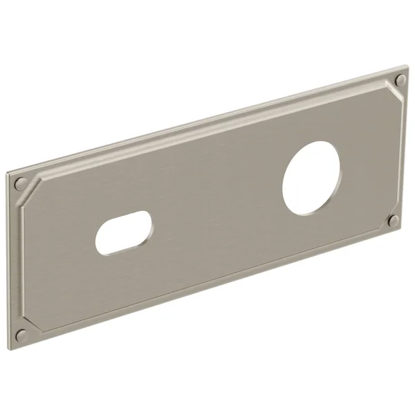Brizo RP100323NK Wallmount Lavatory Escutcheon Plate - Luxe Nickel