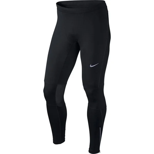 Nike Essentials Power Running Tights Triple Black Reflective 644256 011 Us Sz M
