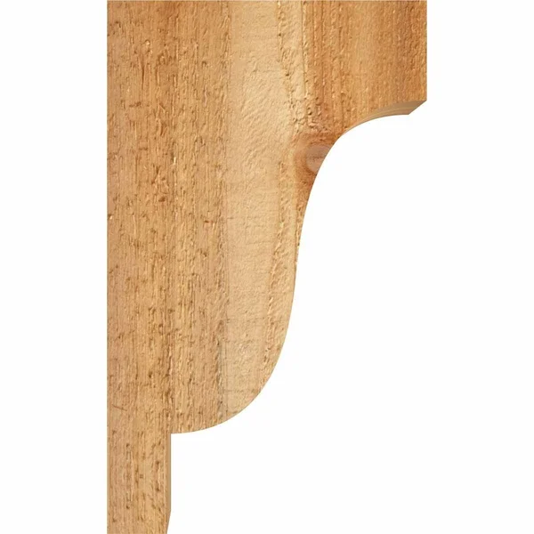 Ekena Millwork COR04X12X12NEW00RWR 4x22W x 12x22D x 12x22H Newport Rough Sawn Corbel, Western Red Cedar