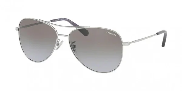 Coach HC7079 L1013 Metal Sunglasses - 93222L Light Gold