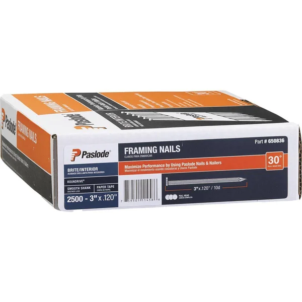 Bostitch 3-1/4x22X.120 Framing Nail PT-12D120FH25