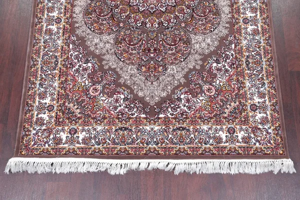 Brown Floral Tabriz Turkish Oriental 5x7 Area Rug