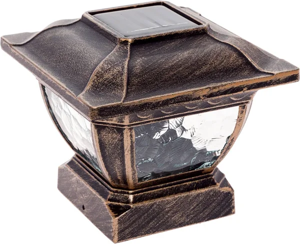 Paradise Gl28998bz Solar Cast Aluminum LED Post Cap Light (Bronze - 6 Pack), 5.98" x 5.98" x 5.31"