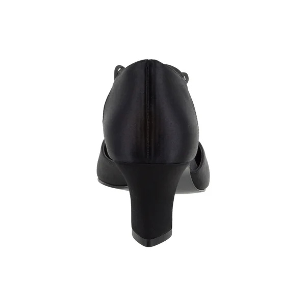 Easy Street Women's Moonlight Pump - Size: 12, Black Satin