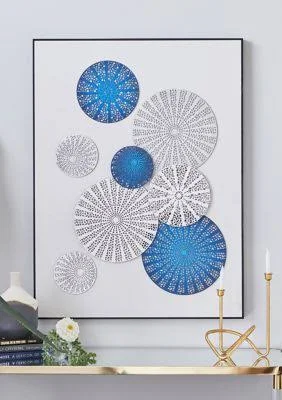 Monroe Lane Canvas Contemporary Wall Art - White