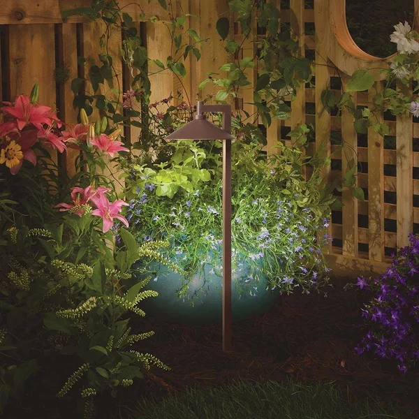 Kichler Ripley LED Path Light in Bronzed Brass