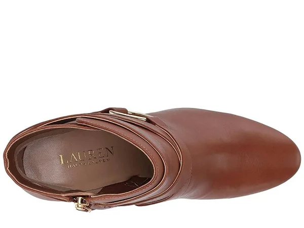 Lauren Ralph Lauren Addington Women's Shoes Deep Saddle Tan : 11 B