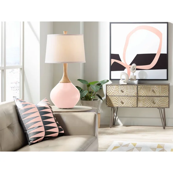 Color + Plus Rose Pink Wexler Table Lamp