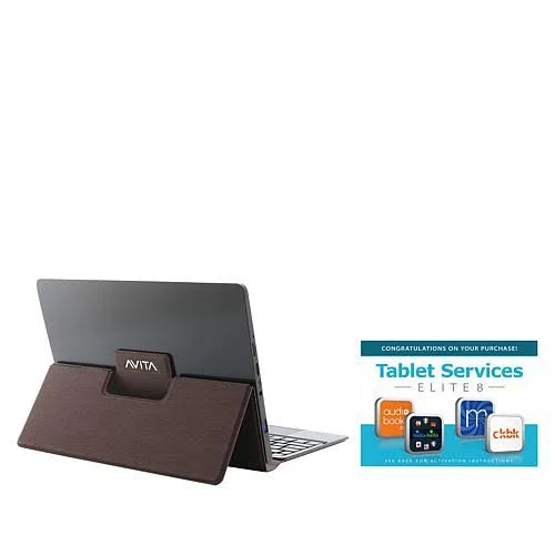 Avita Magus II 10.1x22 Windows 2-in-1 Tablet with Folio Keyboard Feat. Intel - 4gb/64gb Burgundy