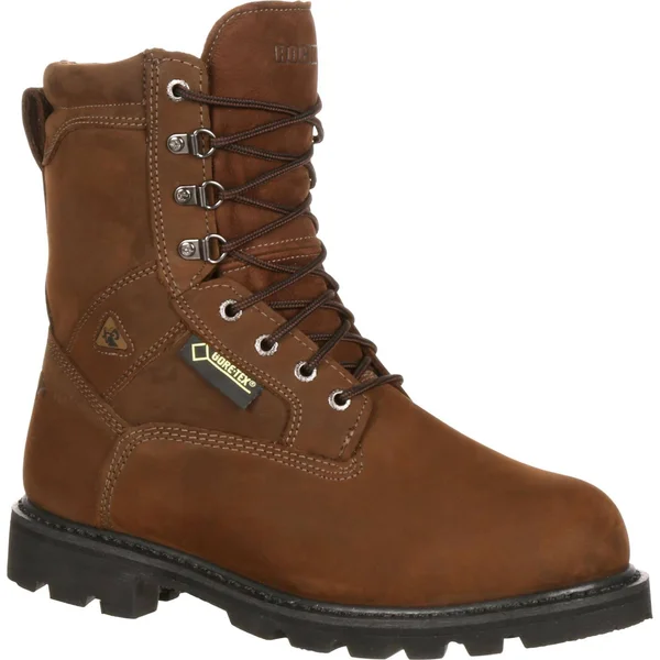 Men's Rocky Ranger Steel Toe Work Boot - Brown - Size 8.5