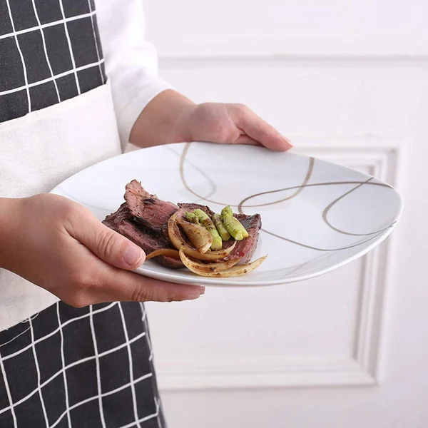 VEWEET Nikita Ceramic Dinnerware Set for 6 - 18 Piece