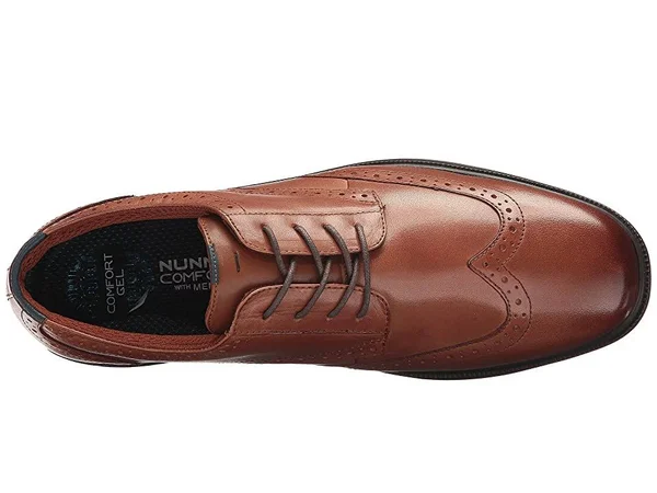 Nunn Bush Men's Maclin Street Wingtip Oxford Tan 7.5 M