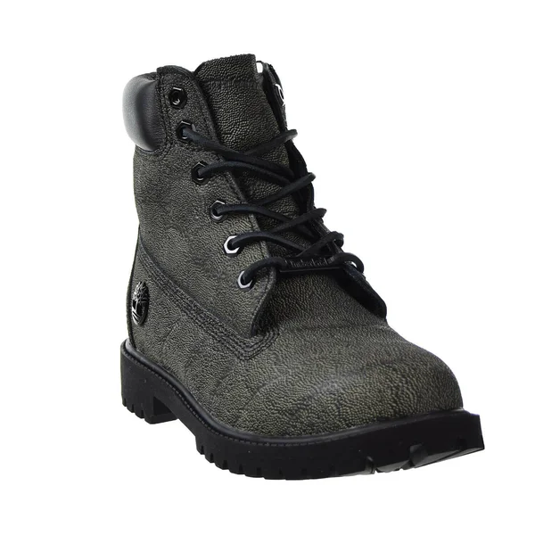 Timberland 6 inch Premium Juniors Boots Gray Earth Helcore Leather TB0A1PLK - 4