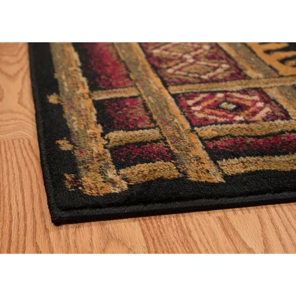 United Weavers Affinity Lodge Canvas Multi 7 ft. 10 in. x 10 ft. 6 in. Area Rug