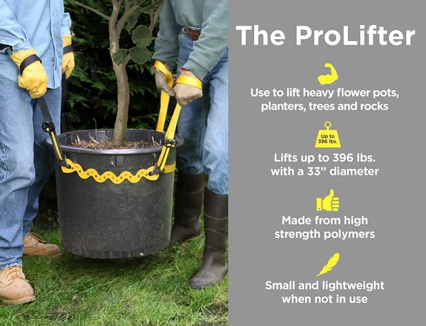 Potlifter Prolifter - 350 Pound Gardening and Heavy Lifting Tool - Ideal for
