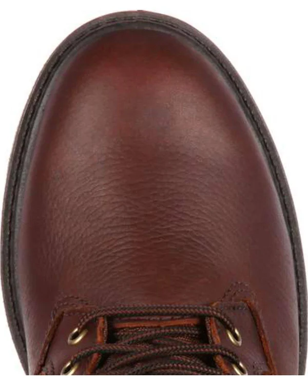 Georgia Boot Men's 6 in. Homeland Waterproof Work Boot, G106, Brown