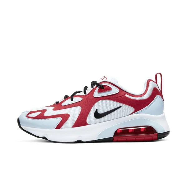 Nike Women's Air Max 200 Sneakers - White/Black/Gym Red - 8
