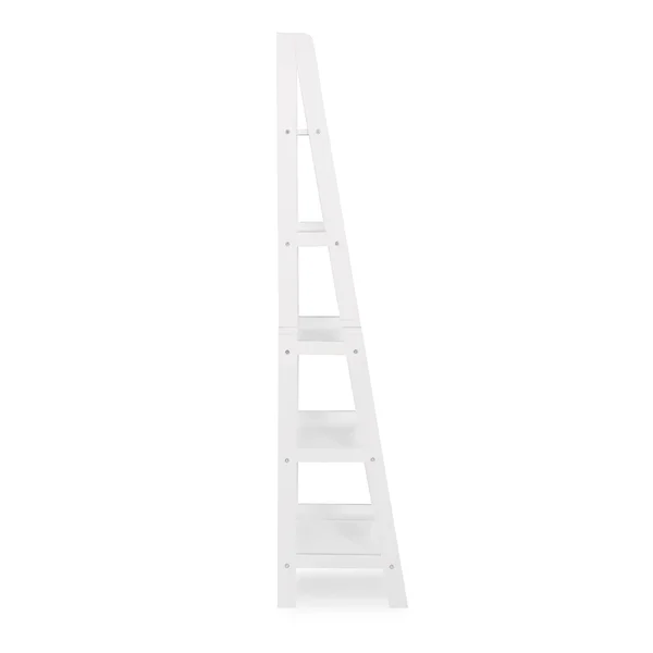Linon Acadia Ladder Bookshelf, White