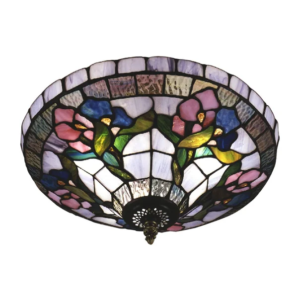 Dale Tiffany 7096/3LTF Hollyhock Flush Mount
