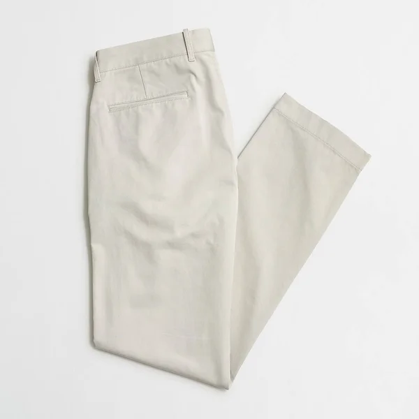 J.Crew Factory Mens Straight-Fit Flex Khaki Pant (Stone - Size 33x30)