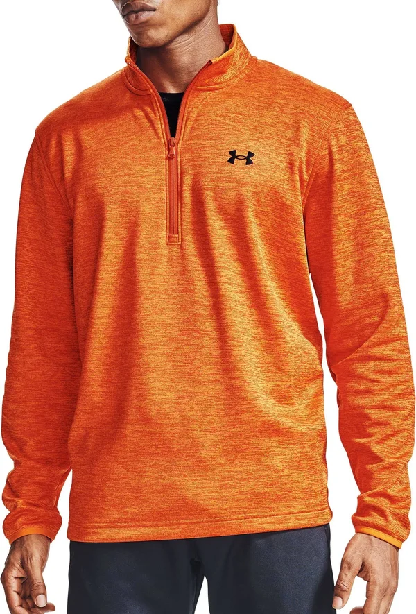 Under Armour Men's Armour Fleece Zip - Orange - XXL