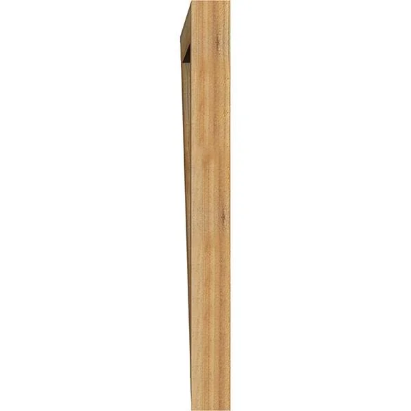 Ekena Millwork 4x22W x 42x22D x 42x22H Merced Traditional Rough Sawn BRACKET, Western Red Cedar